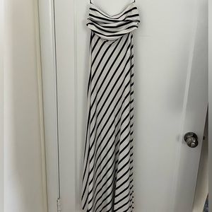 Bebe Stripped Maxi Dress